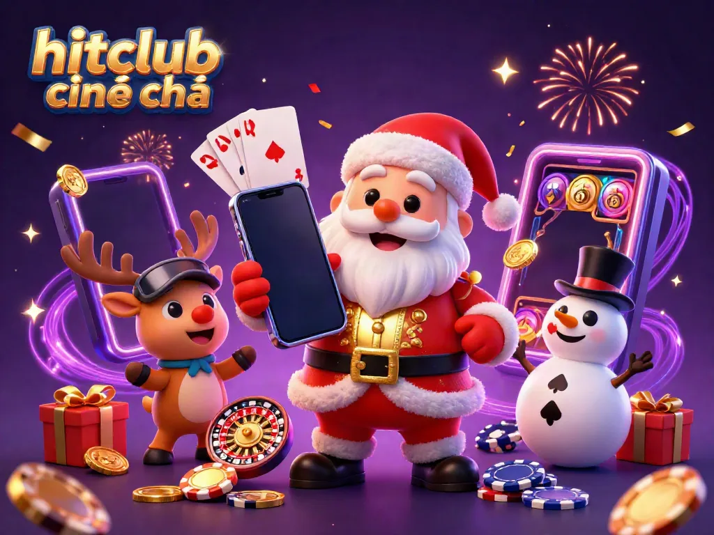 Engage with hitclub chính chủ, where friendly characters celebrate casino wins amid excitement.