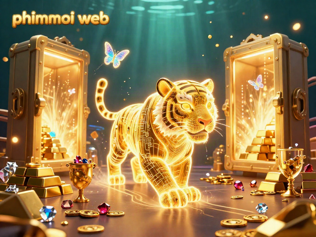 Experience the thrilling energy of phimmoi web with a stunning digital casino scene featuring vibrant 3D elements.
